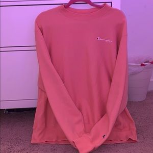 Large Champion Coral Crewneck